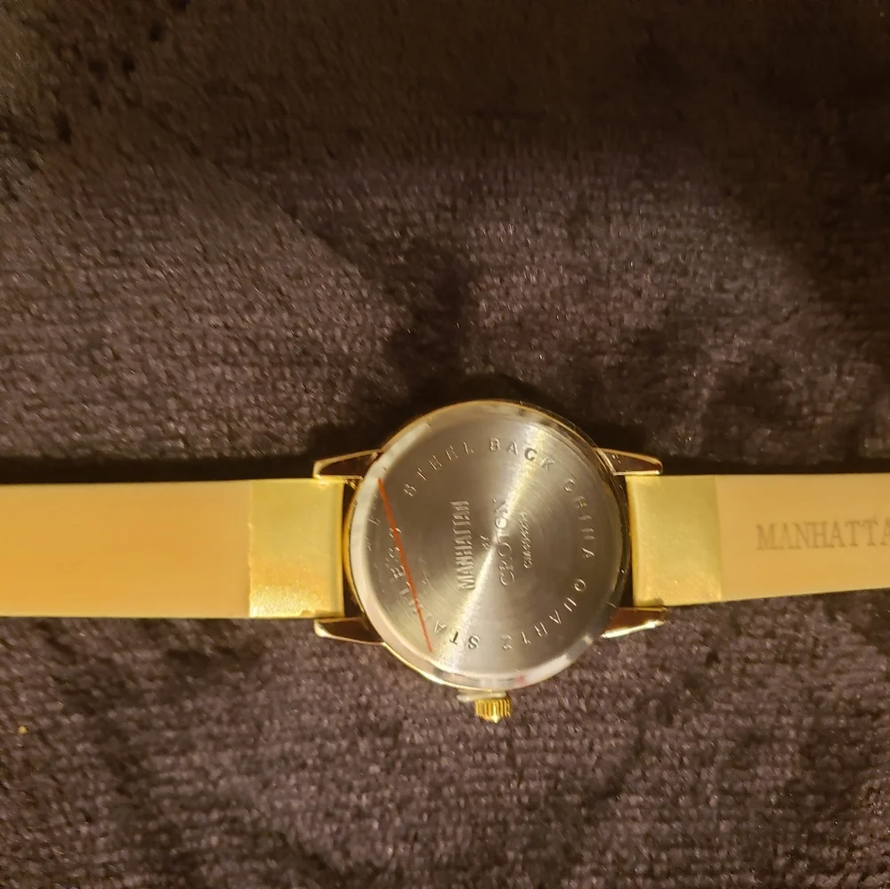 Croton Gold Tone Crystal Accent Women's Watch